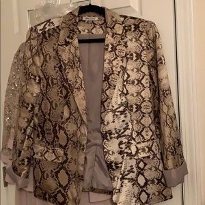 Jennifer Lopez Print Blazer